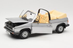 Volkswagen Golf Mk1 Kabriolet Srebrny Sun Star 1:18 VW004 Metal — zdjęcie 2 z 8