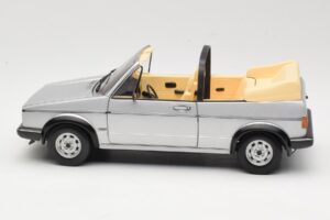 Volkswagen Golf Mk1 Kabriolet Srebrny Sun Star 1:18 VW004 Metal — zdjęcie 4 z 8