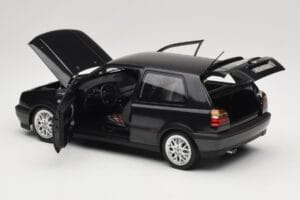 Volkswagen Golf Mk3 GTI Black Metallic Norev 1:18 188415 Metal — zdjęcie 5 z 8