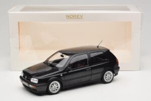 Volkswagen Golf Mk3 GTI Black Metallic Norev 1:18 188415 Metal — zdjęcie 8 z 8
