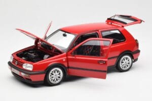 Volkswagen Golf Mk3 GTI Flash Red Norev 1:18 188418 Metal — zdjęcie 2 z 8
