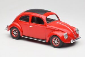 Volkswagen Beetle Czerwony Solido 1:18 8306 Metal — zdjęcie 6 z 8