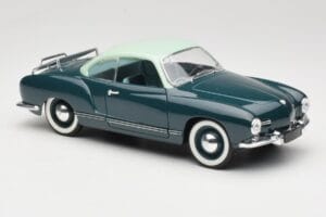 Volkswagen Karmann Ghia Niebieski Solido 1:18 8061 Metal — zdjęcie 6 z 8