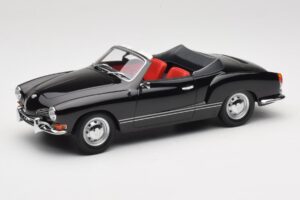 Volkswagen Karmann Ghia Kabriolet Czarny Minichamps 1:18 155054031 Metal