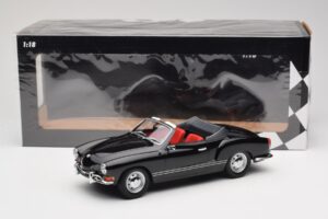 Volkswagen Karmann Ghia Kabriolet Czarny Minichamps 1:18 155054031 Metal — zdjęcie 6 z 6