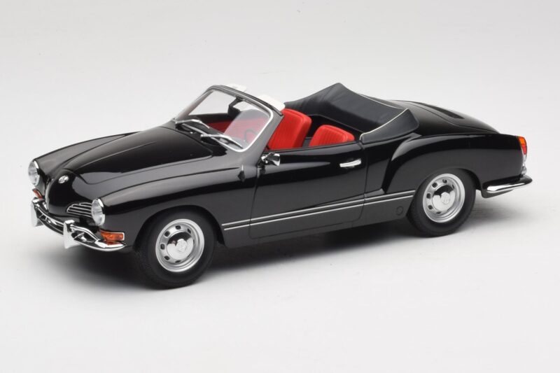 Volkswagen Karmann Ghia Kabriolet Czarny Minichamps 1:18 155054031 Metal