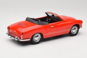 Volkswagen Karmann Ghia Kabriolet Czerwony Minichamps 1:18 155054030 Metal — zdjęcie 2 z 6