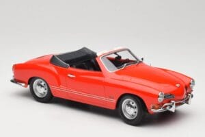 Volkswagen Karmann Ghia Kabriolet Czerwony Minichamps 1:18 155054030 Metal — zdjęcie 4 z 6