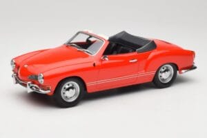 Volkswagen Karmann Ghia Kabriolet Czerwony Minichamps 1:18 155054030 Metal