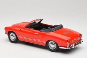 Volkswagen Karmann Ghia Kabriolet Czerwony Minichamps 1:18 155054030 Metal — zdjęcie 5 z 6