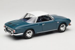 Volkswagen Karmann Ghia Type 34 1500 Sea Blue Norev 1:18 188646 Metal — zdjęcie 3 z 8
