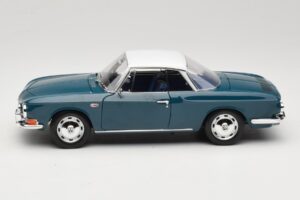 Volkswagen Karmann Ghia Type 34 1500 Sea Blue Norev 1:18 188646 Metal — zdjęcie 4 z 8