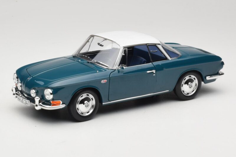 Volkswagen Karmann Ghia Type 34 1500 Sea Blue Norev 1:18 188646 Metal