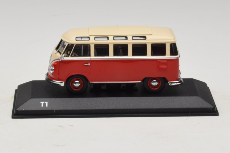 Volkswagen T1 Czerwony Beżowy Minichamps 1:43 231099300Y3D Metal