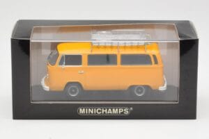 Volkswagen T2 Bus Żółty Minichamps 1:43 400053002 Metal — zdjęcie 4 z 4