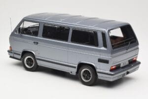 Volkswagen T3 Porsche B32 Minibus Niebieski KK-Scale 1:18 KKDC180221 Metal — zdjęcie 5 z 6