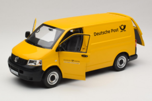 Volkswagen T5 Transporter Deutsche Post Norev 1:18 188617 Metal — zdjęcie 8 z 9
