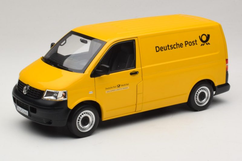 Volkswagen T5 Transporter Deutsche Post Norev 1:18 188617 Metal