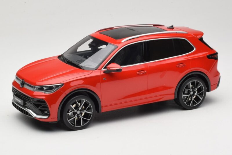 Volkswagen Tiguan eTSI R-Line Persimmon Red Metallic Otto 1:18 OT489 Żywica