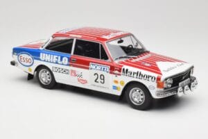 Volvo 142 #29 M. Alen / I. Kivimaki Rally 1000 Lakes 1973 MCG 1:18 MCG18528R Metal — zdjęcie 4 z 6