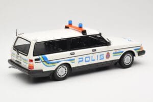 Volvo 240 GL Kombi Polis Sweden Minichamps 1:18 155171480 Metal — zdjęcie 2 z 6
