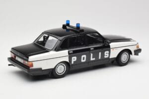 Volvo 240 GL Polis Sweden Czarny Minichamps 1:18 155171497 Metal — zdjęcie 2 z 6