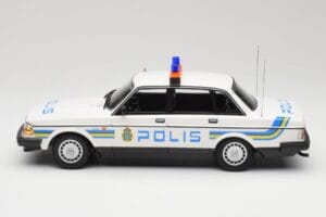 Volvo 240 GL Polis Sweden Minichamps 1:18 155171490 Metal — zdjęcie 3 z 6