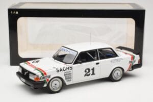 Volvo 240 Turbo #21 P. Stureson DTM Winner Wunstorf 1985 AUTOart 1:18 88592 Metal — zdjęcie 8 z 8