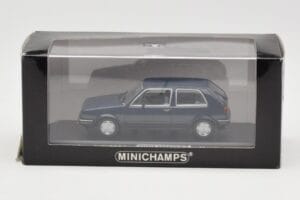 Volkswagen Golf Mk2 Niebieski Egzemplarz Wystawienniczy Minichamps 1:43 GOLFHANDMUSTER Metal — zdjęcie 4 z 4