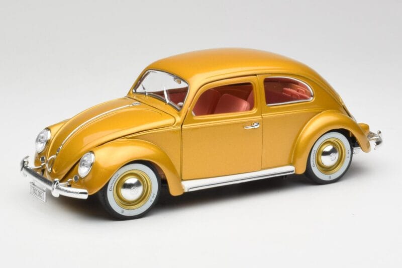 Volkswagen Beetle Złoty Bburago 1:18 3361 Metal