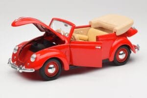 Volkswagen Kabriolet Ruby Czerwony Maisto 1:18 32826 Metal — zdjęcie 2 z 8