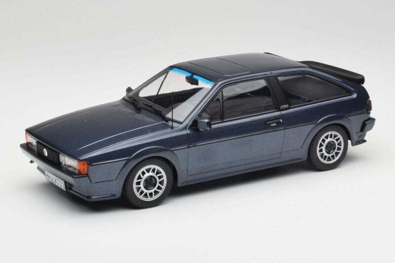 Volkswagen Scirocco Mk2 Scala Helios Niebieski Metaliczny Norev 1:18 188632 Metal