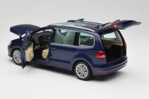 Volkswagen Sharan 7N Shadow Niebieski Metalik Minichamps 1:18 110051100 Metal — zdjęcie 5 z 8