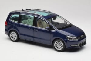 Volkswagen Sharan 7N Shadow Niebieski Metalik Minichamps 1:18 110051100 Metal — zdjęcie 6 z 8