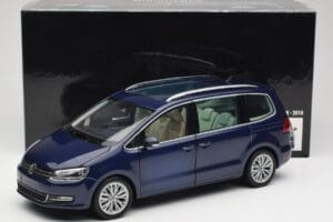 Volkswagen Sharan 7N Shadow Niebieski Metalik Minichamps 1:18 110051100 Metal — zdjęcie 8 z 8