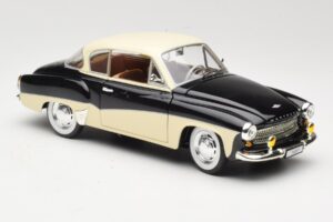 Wartburg 311 Coupe Czarny & Beige Revell 1:18 08419 Metal — zdjęcie 6 z 8