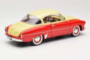 Wartburg 311 Coupe Czerwony & Beige Revell 1:18 08418 Metal — zdjęcie 3 z 8