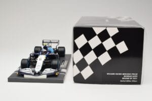 Williams Racing Mercedes FW43B #6 N. Latifi Belgian GP 2021 Minichamps 1:18 117211306 Metal — zdjęcie 6 z 6