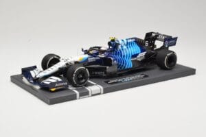 Williams Racing Mercedes FW43B #6 N. Latifi Saudi Arabian GP 2021 Minichamps 1:18 117212206 Metal — zdjęcie 2 z 6