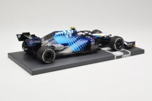Williams Racing Mercedes FW43B #6 N. Latifi Saudi Arabian GP 2021 Minichamps 1:18 117212206 Metal — zdjęcie 3 z 6