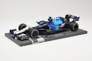 Williams Racing Mercedes FW43B #63 G. Russell Saudi Arabian GP 2021 Minichamps 1:18 117212263 Metal — zdjęcie 2 z 6