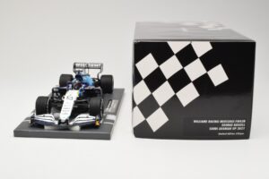 Williams Racing Mercedes FW43B #63 G. Russell Saudi Arabian GP 2021 Minichamps 1:18 117212263 Metal — zdjęcie 6 z 6