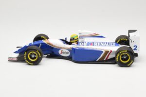 Williams FW16 Renault #2 A. Senna San Marino GP 1994 Minichamps 1:18 540941832 Metal — zdjęcie 4 z 7