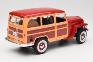 Willys Jeep Station Wagon Czerwony Road Signature 1:18 92858 Metal — zdjęcie 3 z 8