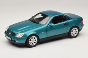 Mercedes SLK R170 Vivianite Green Norev 1:18 183021 Metal — zdjęcie 3 z 10
