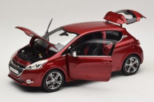 Peugeot 208 GTI Rubis Red Norev 1:18 184700 Metal — zdjęcie 2 z 8