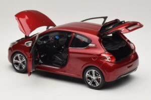 Peugeot 208 GTI Rubis Red Norev 1:18 184700 Metal — zdjęcie 5 z 8