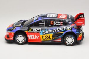 Ford Puma Rally1 #22 M. Sesks / R. Francis Rally Sweden 2025 IXO 1:18 18RMC240 Metal — zdjęcie 3 z 6