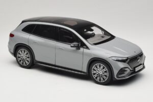 Mercedes EQS SUV X296 Manufaktur Alpine Grey NZG 1:18 B66960591 Metal — zdjęcie 6 z 8