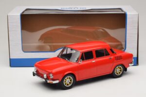Skoda 100 Czerwony Złote Felgi MCG 1:18 MCG18784 Metal — zdjęcie 6 z 6
